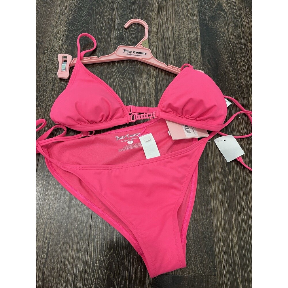 Juicy Couture Women's Pink  Bikini Set Size Medium NWT
